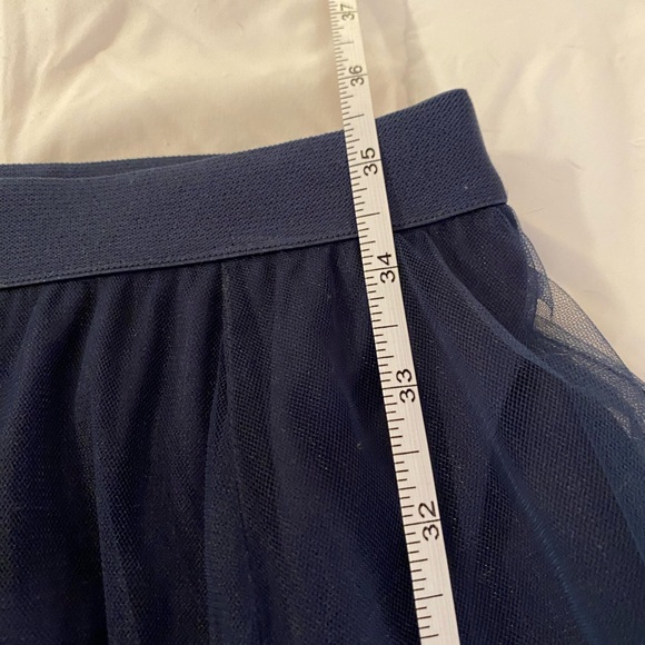 DR2 Midnight Blue A-Line Tulle Skirt - Picture 4 of 9